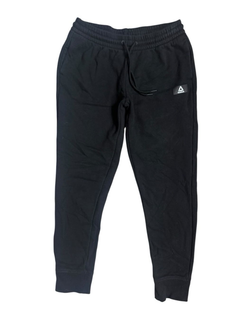 Reebok Women's Fleece Transition Black Jogger Pants EUC small